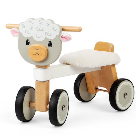 Porteur en bois Blanc 1 - vertbaudet enfant 