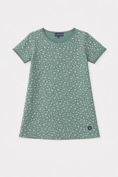 -Chemise de nuit fleurs enfant - coton léger