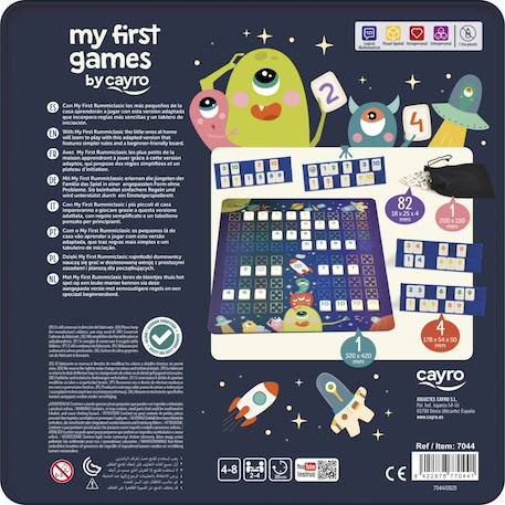 Mon premier jeu de rummy Bleu 4 - vertbaudet enfant 
