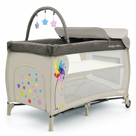 Broyeur complet pour berceau de voyage et plus Beige+Gris 1 - vertbaudet enfant 