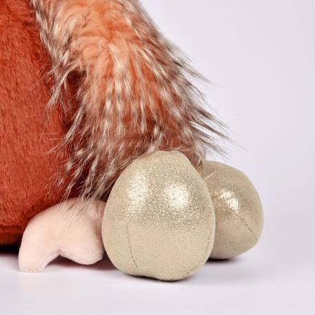 Peluche poule et ses œufs d'or 28 cm Orange 4 - vertbaudet enfant 