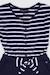 Combi-short fille - coton léger Marine deep / blanc 4 - vertbaudet enfant 