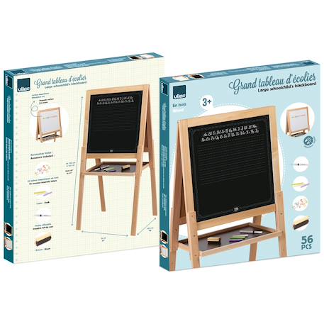Grand tableau sur pied en bois Beige 5 - vertbaudet enfant 