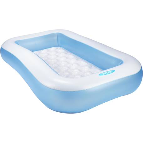 Pataugeoire rectangulaire 1 boudin pour petits enfants Bleu 1 - vertbaudet enfant 