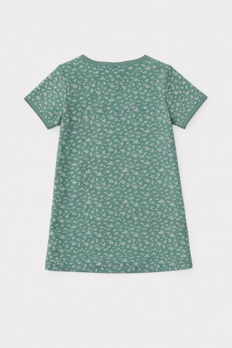 Chemise de nuit fleurs enfant - coton léger Beryl green-fleurs 2 - vertbaudet enfant 
