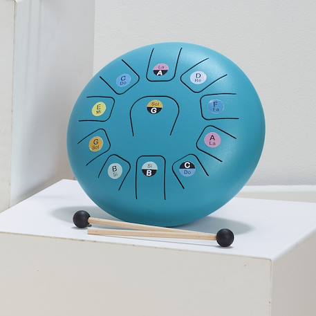 Tongue drum en métal 11 notes Bleu 5 - vertbaudet enfant 