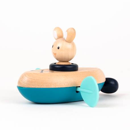 Jouet de bain canoë Bleu 1 - vertbaudet enfant 