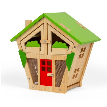 Maison à insectes Vert 5 - vertbaudet enfant 