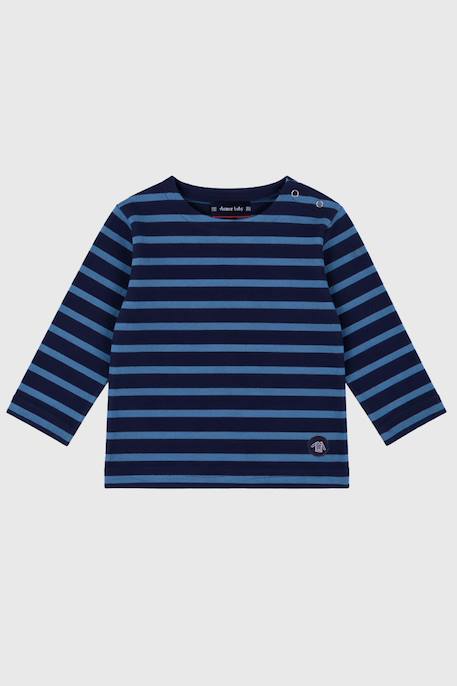 Marinière col bateau en coton loctudy bébé Blanc/braise+Blanc/etoile+Blanc/navire+Lupin/scotch+Marine deep/winterblue+Navire/blanc+Navire/braise+Navire/nature+Nine iron/gris chiné clair 11 - vertbaudet enfant 