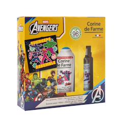 Puériculture-Coffret Avengers enfant avec eau parfumée gel douche 2 en 1 et serviette microfibre