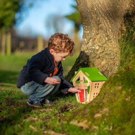 Maison à insectes Vert 4 - vertbaudet enfant 