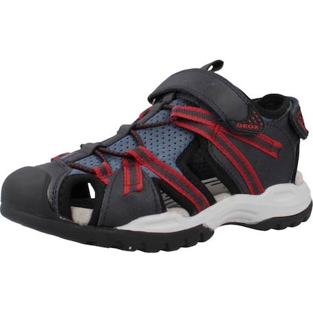 Sandales garçon modèle j borealis b. B Bleu c4189+Bleu c4327+Brun clair c0445 10 - vertbaudet enfant 
