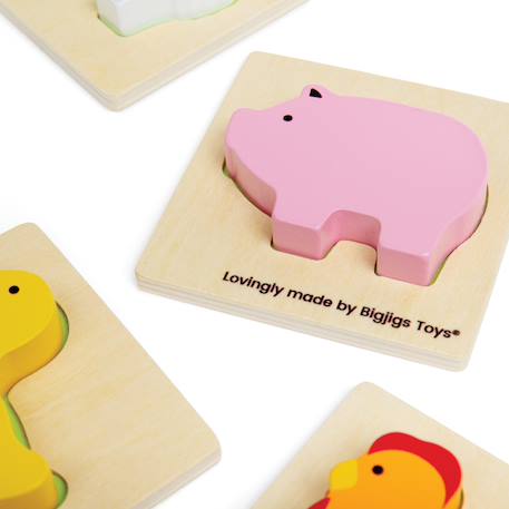 Jeu touche et trouve de la ferme Beige 5 - vertbaudet enfant 