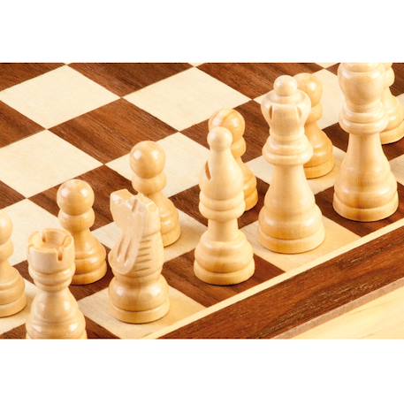 Jeu d'échecs magnétiques Marron 3 - vertbaudet enfant 