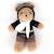 Ours en peluche morris le pilote Beige 4 - vertbaudet enfant 