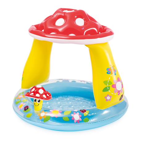 Piscine gonflable champignon Multicolore 2 - vertbaudet enfant 