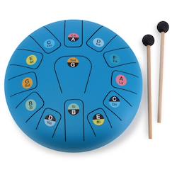 Jouet-Activités artistiques et musicales-Instruments de musique-Tongue drum en métal 13 notes