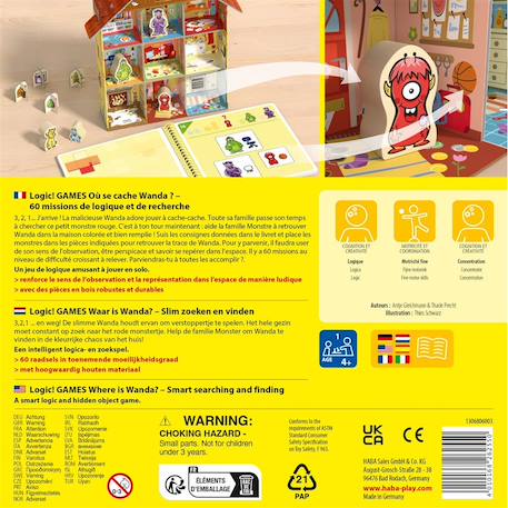 Logic games où se cache wanda ? Jaune 6 - vertbaudet enfant 