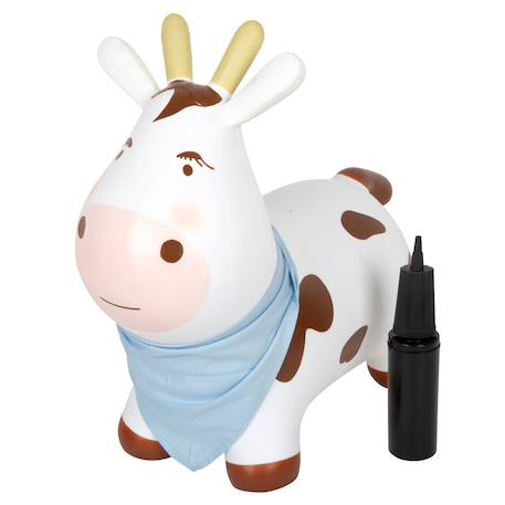 Vache sauteuse Blanc 1 - vertbaudet enfant 