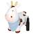 Vache sauteuse Blanc 1 - vertbaudet enfant 