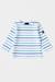 Marinière tricolore bébé - coton épais Blanc/ federal blue/ pool+Blanc/dahlia/peachnectar/popco 1 - vertbaudet enfant 