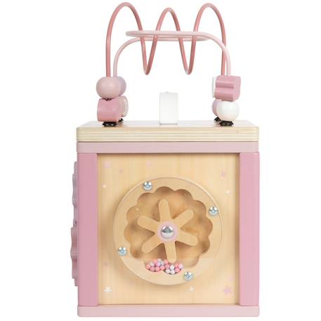 Cube de motricité en bois Rose 5 - vertbaudet enfant 