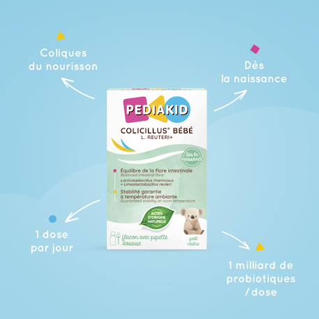 Colicillus bébé probiotiques lactobacillus reuteri+rhamnosus 8ml MULTICOLORE 4 - vertbaudet enfant 