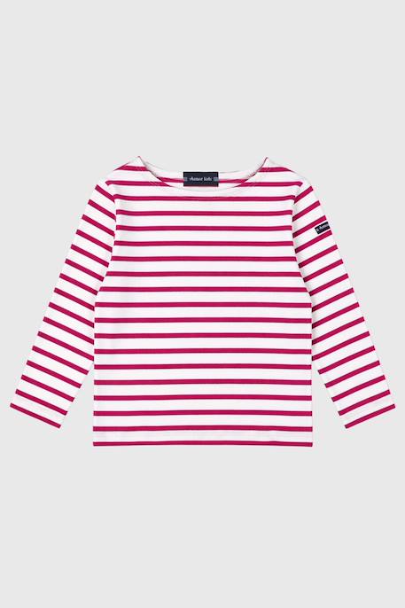 Fille-T-shirt, sous-pull-Marinière en coton loctudy enfant