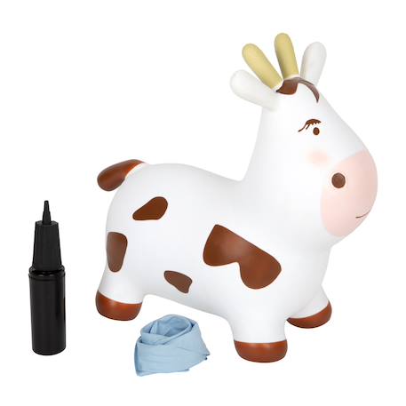 Vache sauteuse Blanc 2 - vertbaudet enfant 