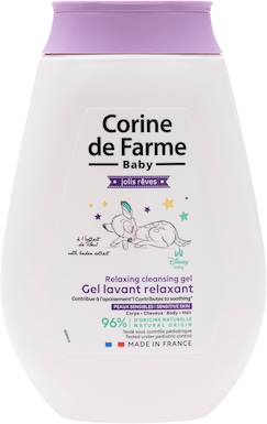 Puériculture-Gel lavant bébé relaxant corps et cheveux routine du soir