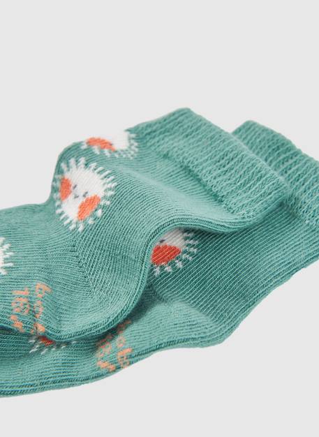 Pack de chaussettes pour bébé en coton Marron 3 - vertbaudet enfant 