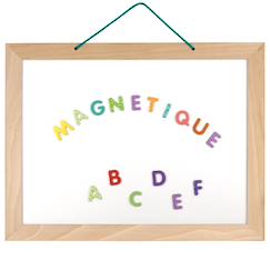 Ardoise réversible en bois à suspendre  - vertbaudet enfant