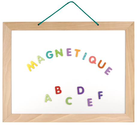 Fille-Accessoires-Fourniture scolaire-Ardoise réversible en bois à suspendre