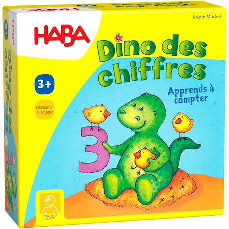 Dino des chiffres Jaune 1 - vertbaudet enfant 