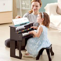 Jouet-Activités artistiques et musicales-Piano droit sur pieds électronique
