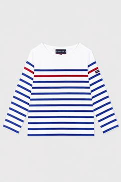 Garçon-T-shirt, polo, sous-pull-T-shirt-Marinière enfant - coton lourd
