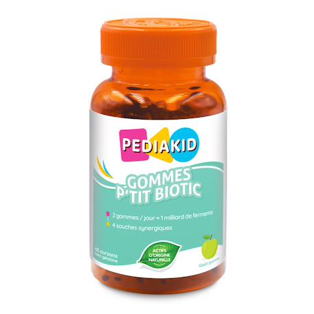 Gommes p'tit biotic 60 oursons MULTICOLORE 1 - vertbaudet enfant 