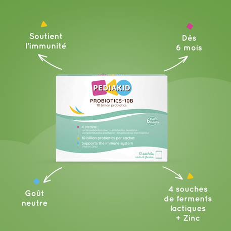Probiotiques-10m 10 sachets MULTICOLORE 4 - vertbaudet enfant 