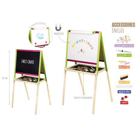 Tableau créatif en bois Vert 3 - vertbaudet enfant 