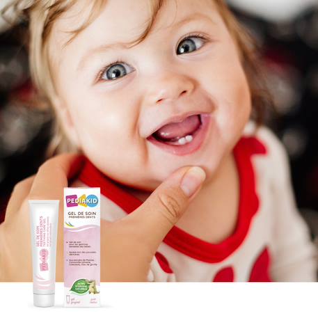 Gel premières dents apaise les poussées dentaires bébé 15ml MULTICOLORE 2 - vertbaudet enfant 