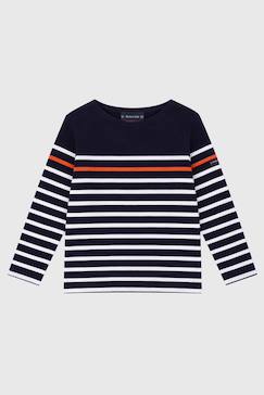 Garçon-T-shirt, polo, sous-pull-Marinière enfant - coton lourd