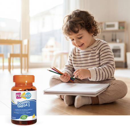 Gommes oméga 3 60 oursons MULTICOLORE 2 - vertbaudet enfant 