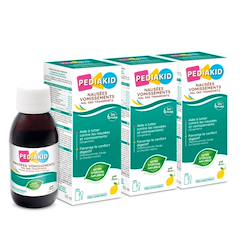 Puériculture-Petite parapharmacie-Sirop nausées et vomissements 125ml - lot de 3