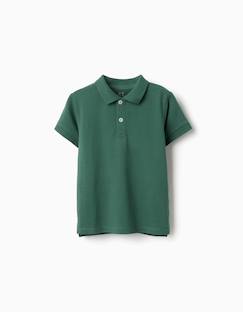 Garçon-T-shirt, polo, sous-pull-Polo-Polo en coton piqué à manches courtes