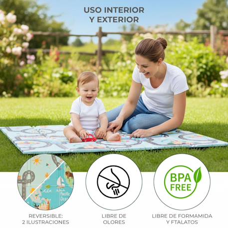 Tapis de jeu pliable xxl mundopark Monde-parc 4 - vertbaudet enfant 