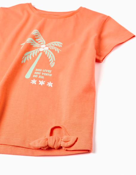 Lot de 2 t-shirts en coton avec imprimés étoiles de mer Jaune clair+Orange sombre+Vert clair 7 - vertbaudet enfant 
