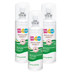 Puériculture-Bouclier insectes 100ml - lot de 3