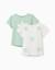 Lot de 2 t-shirts en coton avec imprimés étoiles de mer Jaune clair+Orange sombre+Vert clair 9 - vertbaudet enfant 