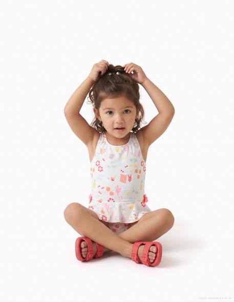 Bébé-Maillot de bain, accessoires de plage-Maillot de bain avec motif de plage et doublure