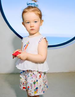-Blouse sans manches et short avec imprimé carolina celas x zippy